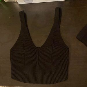 Black tank top